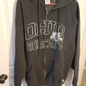 Ohio University Zip Up hoodie. XL